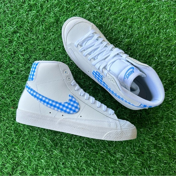 Nike Blazer Mid ‘77 White / University Blue - Picture 4 of 10